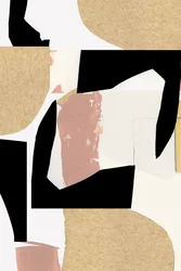 Geometrische organische collage