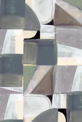 Geometrisch patchwork, abstract