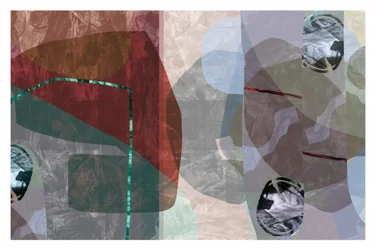 Gelaagde abstracte vormen