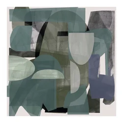Gelaagde abstracte vormen