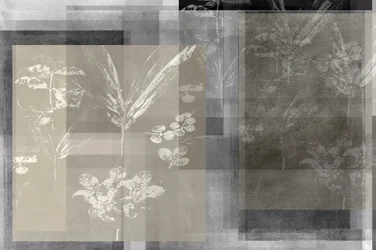 Gelaagde botanische abstractie