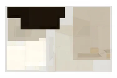 Gelaagde geometrische abstracte kunst