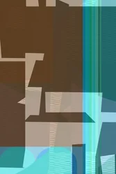 Gelaagde geometrische abstracte kunst
