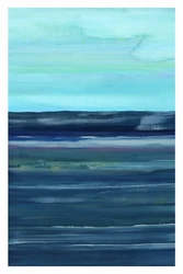 Gelaagde oceaanblauwtinten