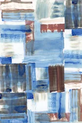 Moderne blauwe blokken