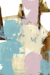 Modern Blush Gold Abstract