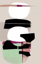 Moderne abstracte kleurblokken
