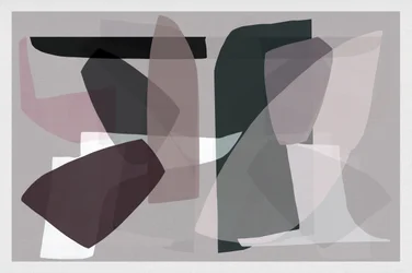 Gedempte abstracte lagen