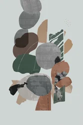 Ingetogen abstracte vormen