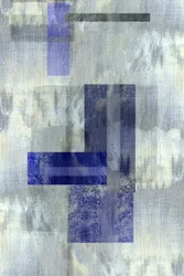 Gedempte blauwe geometrie