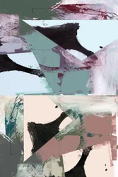 Ingetogen geometrisch abstract