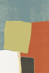 Gedempte geometrische blokken