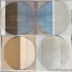 Gedempte geometrische cirkels