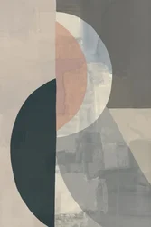 Ingetogen geometrische rondingen