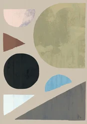 Ingetogen geometrische vormen