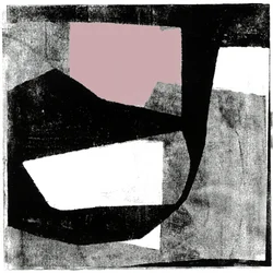 Gedempte roze geometrische patronen