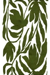 Olijfgroen bladpatroon