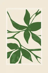 Biologisch groen blad