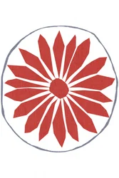 Rode volksbloem