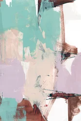 Rustgevende abstracte penseelstreken
