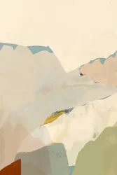 Serene Mountain Abstract