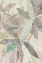 Zachte abstracte bladeren