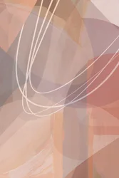 Zachtroze abstract