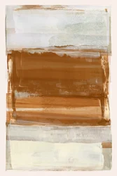 Terracotta Horizon Abstract