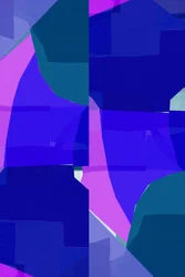 Levendige abstracte blauwe vormen