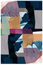 Levendige abstracte compositie