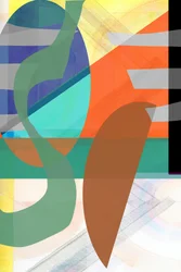 Levendige abstracte vormen