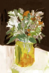 Kleurrijk bloemenboeket