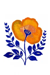 Levendige volksbloem