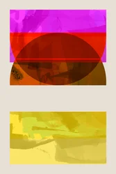 Levendige geometrische abstracte kunst