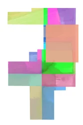 Levendige geometrische lagen