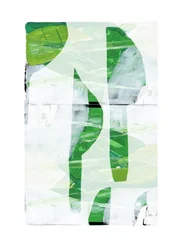 Levendig groen, abstract