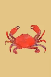 Levendig rode krab