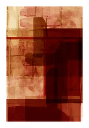 Warme geometrische abstracte lagen