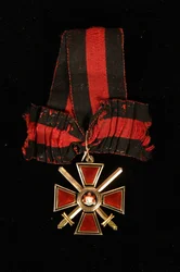 Lint en insigne van de Orde van Sint Vladimir, Vierde klasse, 19e eeuw