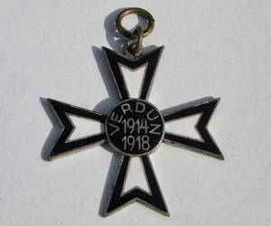 Het Verdun-kruis Kruis ter herdenking van de slag bij Verdun