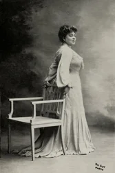 Portret van de Franse kunstenares Blanche Pierson ( 1842