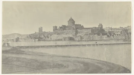 Gezicht op Nijmegen, 1672