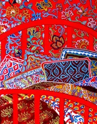 Bedtijd met rood, 2015 (in, acryl, olie)