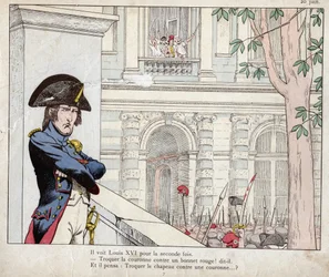 Hij zag Lodewijk XVI voor de tweede keer (Invasie van de Tuilerieën, 20 juni)
