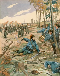 Geschiedenis van België: Slag bij Berchem Lez Antwerpen, Frederic de Merode (1792 - 1830) raakt dodelijk gewond tijdens het vechten tegen het Nederlandse leger op 24 oktober