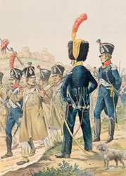 Outfit van Franse troepen in alle tijden: Officieren van Voltigeurs en Lichte Infanteriejagers onder het Eerste Keizerrijk, Privécollectie