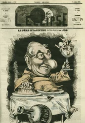 Louis Hyacinthe Duflost alias Hyacinthe (1814-1887), Franse acteur. Omslag in 