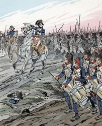Napoleon Bonaparte tijdens de Slag bij Marengo (1800)
