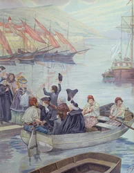 De Jonge Napoleon Verlaat Corsica om op het Continent te Studeren