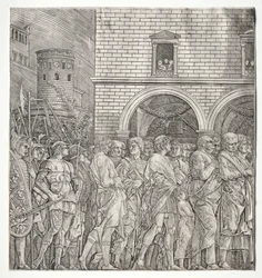 De triomfen van Caesar: De senatoren
